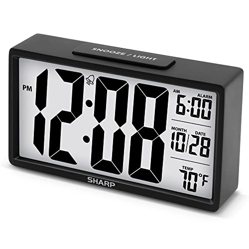 SHARP Jumbo Screen Alarm Clock