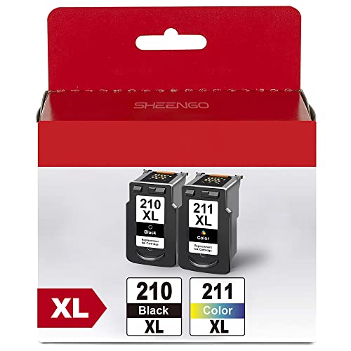 SHEENGO High Capacity Ink Multi Pack for Canon 210XL 211XL