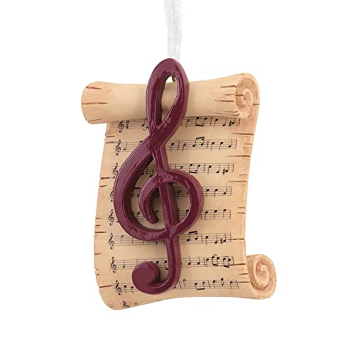 Sheet Music Christmas Ornament