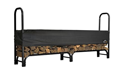 ShelterLogic 8' Firewood Rack with Steel Frame Construction