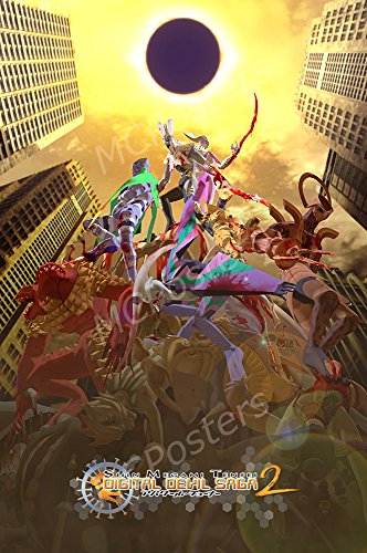 Shin Megami Tensei Digital Devil Saga 2 Poster - Vibrant Gaming Art Print
