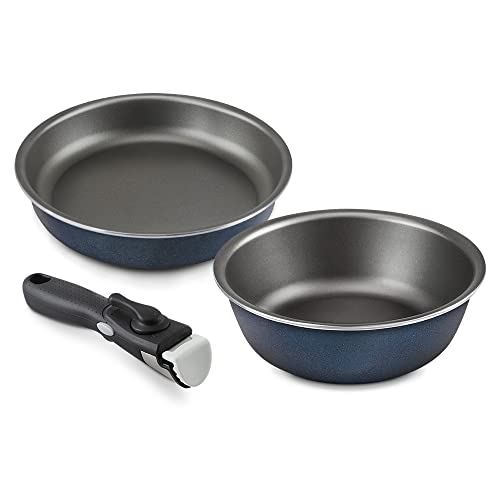 SHINEURI 3 Piece Stackable Cookware Set