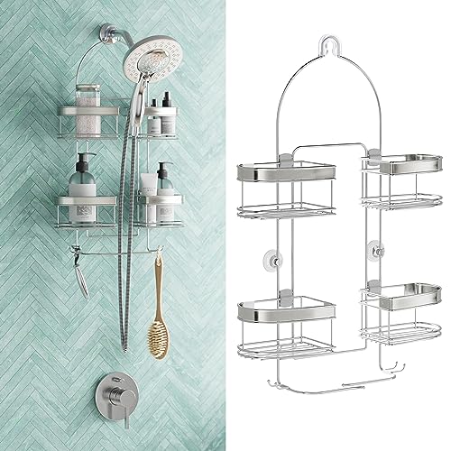 Shower Caddy with Handheld Shower Hose