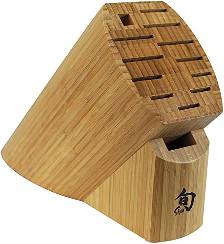 Shun Cutlery 13-Slot Bamboo Knife Block