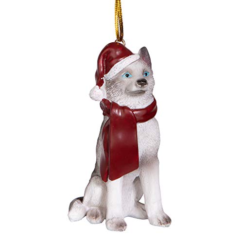 Siberian Husky Holiday Dog Christmas Tree Ornament