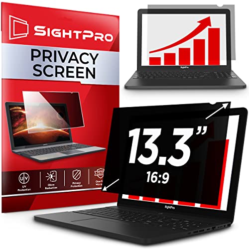 SightPro 13.3 Inch Laptop Privacy Screen Filter