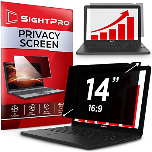 SightPro 14 Inch Laptop Privacy Screen Filter