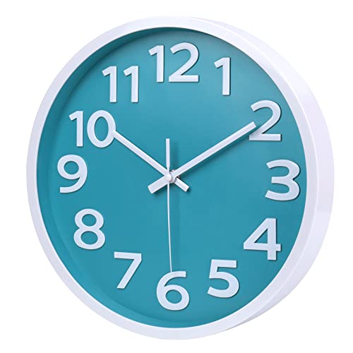 Silent Non-Ticking 10 Inch Wall Clock for Home Decor