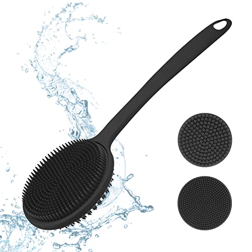 Silicone Back Scrubber with Long Handle