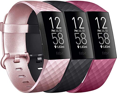 Silicone Bands for Fitbit Charge 4/Charge 3