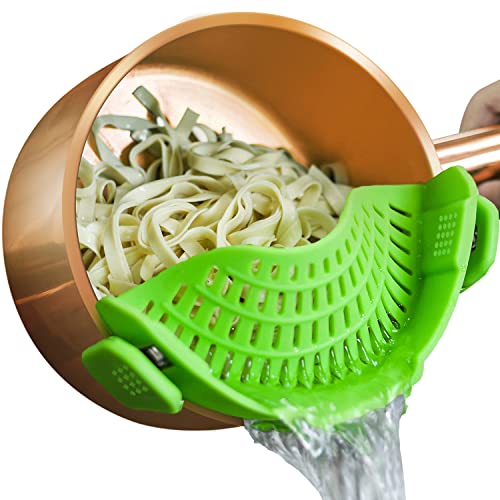 Silicone Clip On Strainer for Pots and Pans