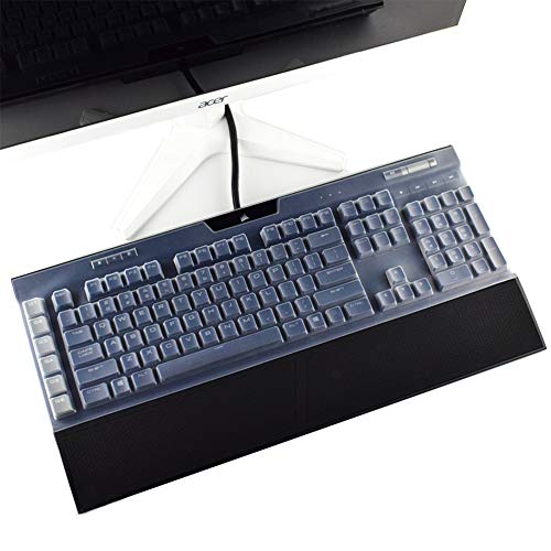 Silicone Keyboard Cover for Corsair K95 RGB Platinum Mechanical Gaming Keyboard