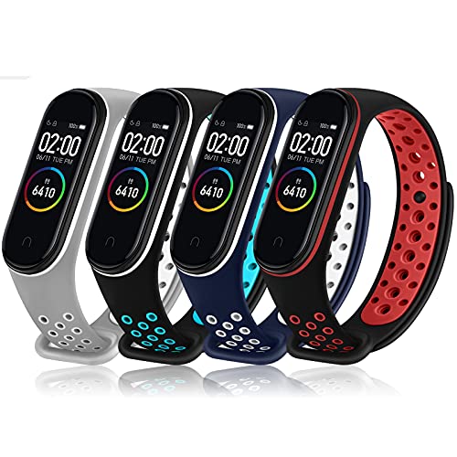 Silicone Replacement Wristbands for Mi Band 4 & Mi Band 3