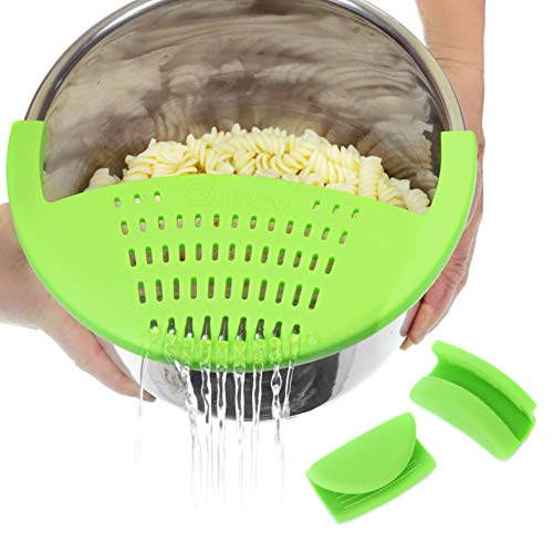 Silicone Snap Vegetable and Ground Beef Grease Strainer