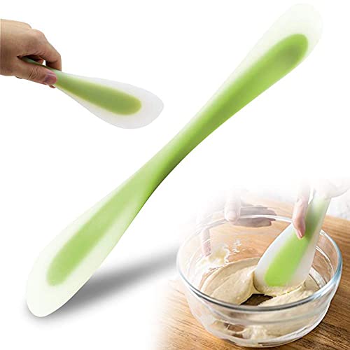 Silicone Spatula Scraper Spoon - Dual-Purpose Kitchen Accessory