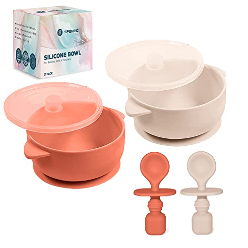 Silicone Suction Baby Bowl with Lid