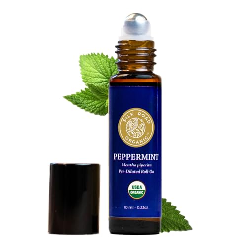 Silk Road Organic Peppermint Essential Oil Roll On