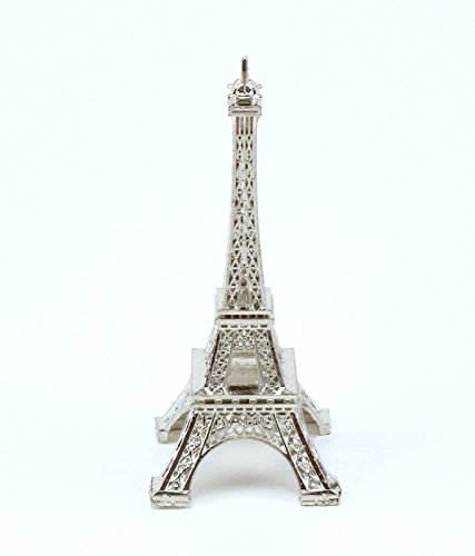 Silver Mini Eiffel Tower Figurine Statue Replica