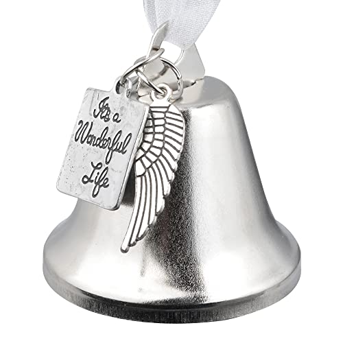 Silver Plated Christmas Bell Ornaments