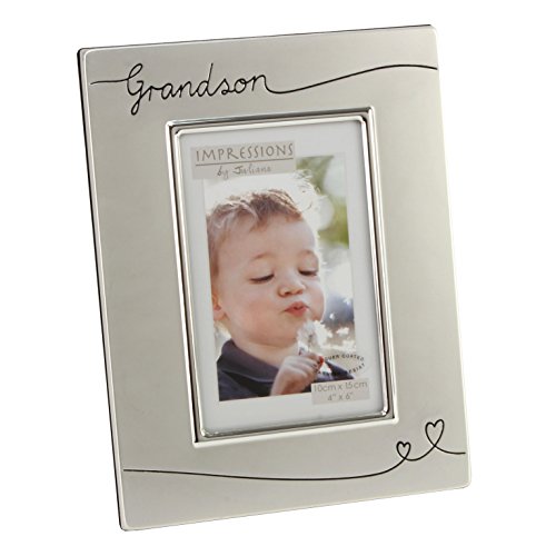 Silverplated Grandson Photo Frame