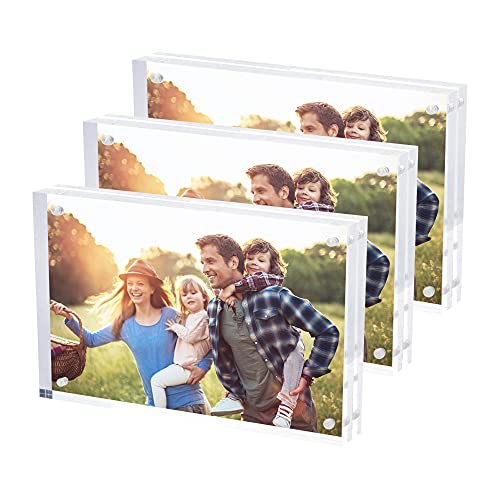 SimbaLux Magnetic Acrylic Picture Frame
