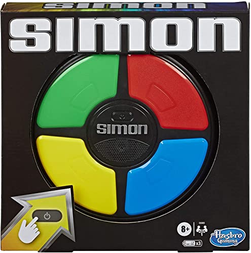 Simon Electronic Game with Digital Screen and Built-In Counter