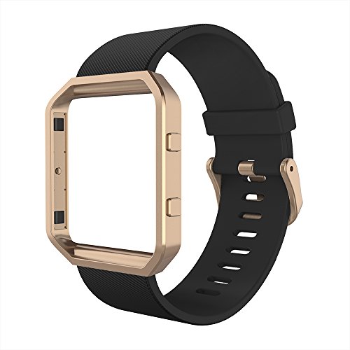 Simpeak Sport Band with Metal Frame for Fitbit Blaze Smartwatch