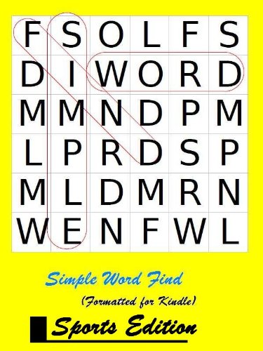 Simple Word Find - Sports Edition for Kindle