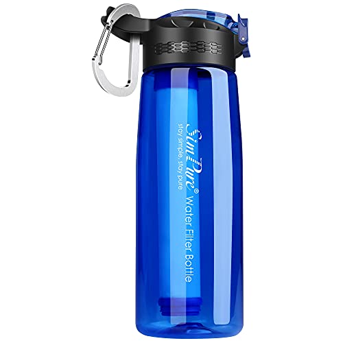 SimPure Filtered Water Bottle