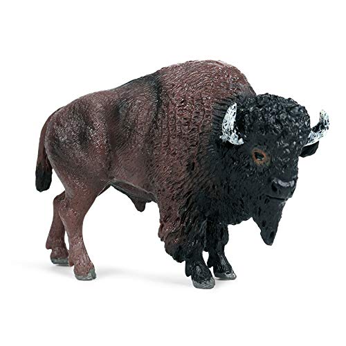 Simulated Bull Figurine - Realistic Plastic Wild Animal