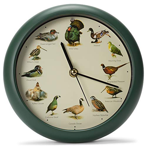 Singing Wild Game Birds Clock