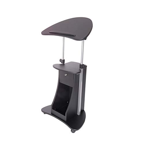 Sit-to-Stand Mobile Medical Laptop Cart