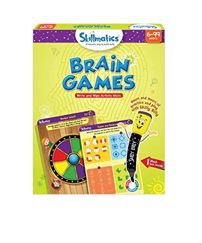Skillmatics Educational Game - Brain Games, Reusable Activity Mats