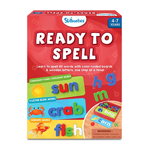 Skillmatics Ready to Spell - Educational Toy for Preschoolers