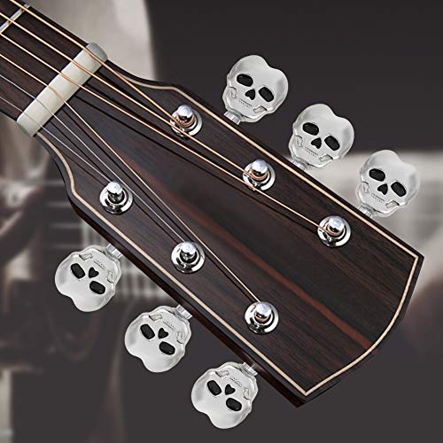 Skull-shaped Tuning Peg Cap for Guitarists