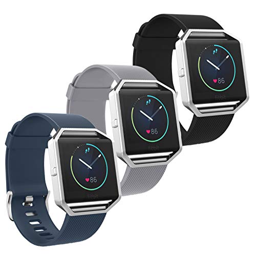 SKYLET Fitbit Blaze Bands with Stainless Steel Frame