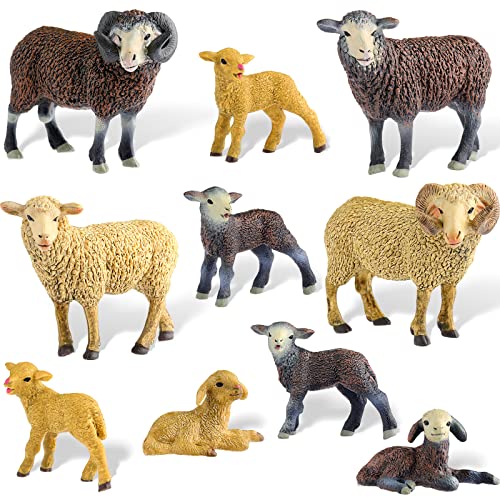 Skylety 10 Pcs Sheep Toy