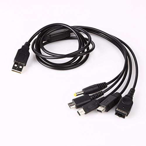 Skywin 5 in 1 USB Charger Cable for Nintendo
