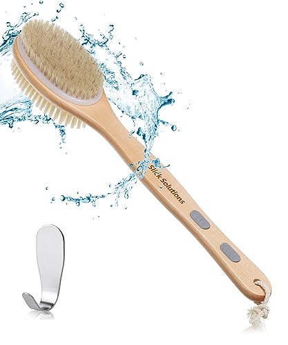 Slick- Double Sided Shower Brush for Comprehensive Care