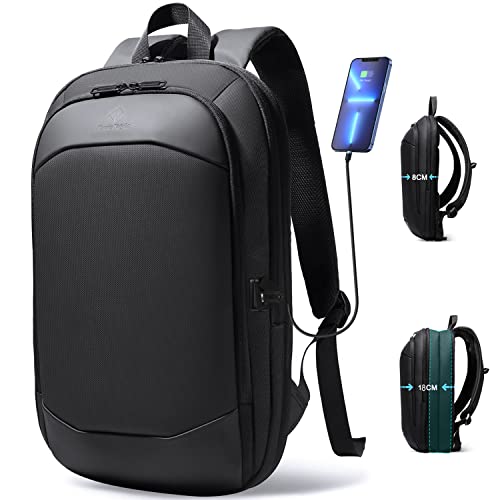 Slim & Expandable Waterproof Travel Laptop Backpack