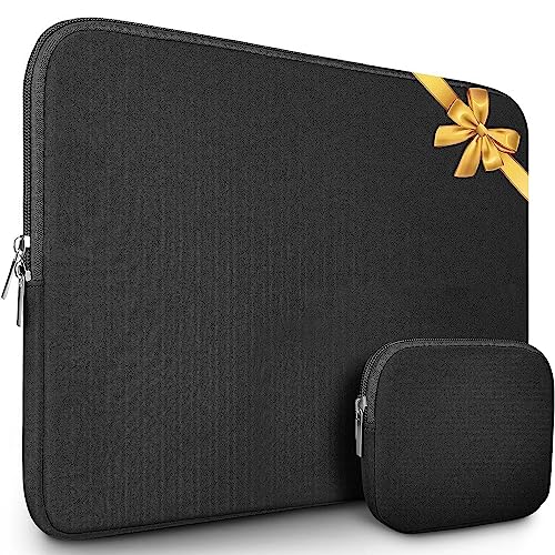 Slim Laptop Sleeve with Small Case