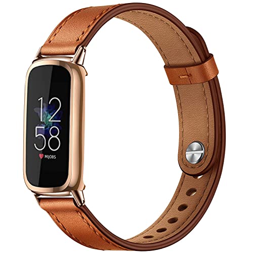 Slim Leather Bands for Fitbit Luxe Watch