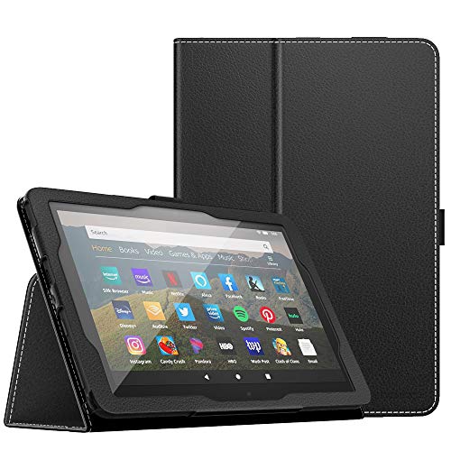 Slim Protective Folding Stand Cover for Amazon Kindle Fire HD 8 & 8 Plus Tablet