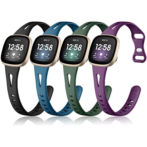 Slim Sport Watch Strap for Fitbit Sense/Sense 2/Versa 3 4 Smartwatch