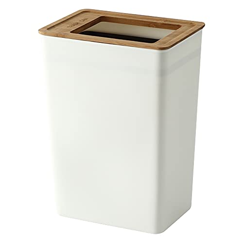 Slim Trash Can (1-Pack) Rectangular Bathroom Trash Can