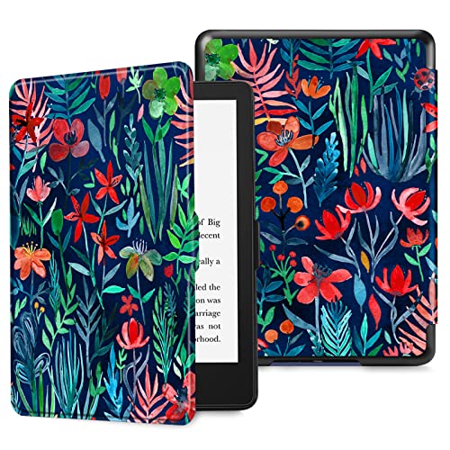 Slimshell Case for Kindle Paperwhite - Premium Lightweight PU Leather Cover with Auto Sleep/Wake