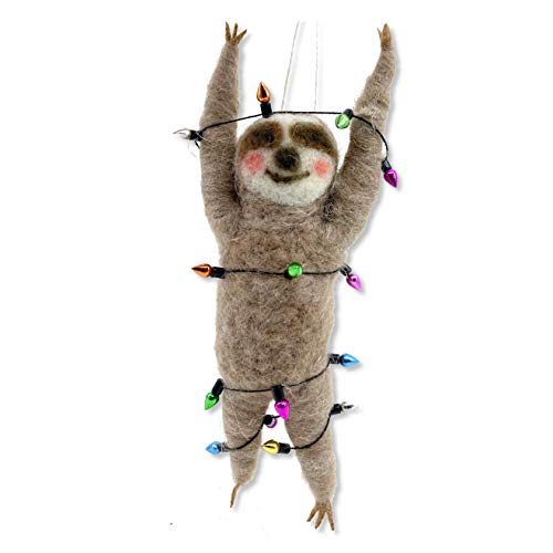 Sloth Christmas Tree Ornament