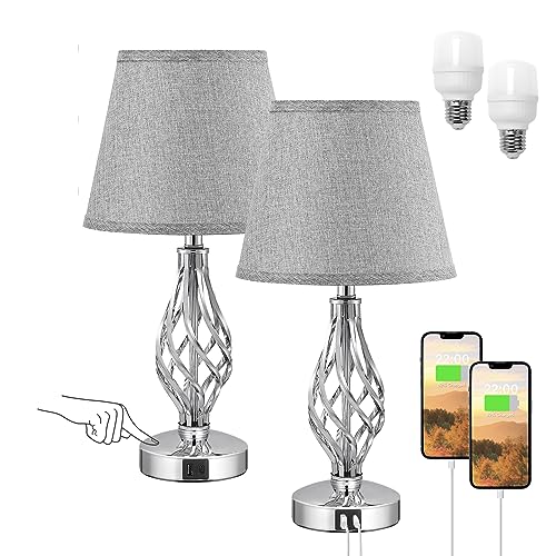 Small Bedroom Lamps with USB Ports