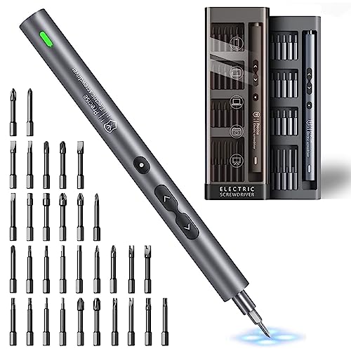 Small Cordless Precision Screwdriver Kit with Magnetic Bits