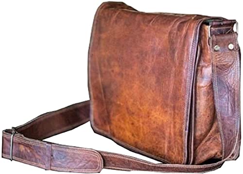 Small Crossbody Shoulder Leather Messenger Bag for iPad